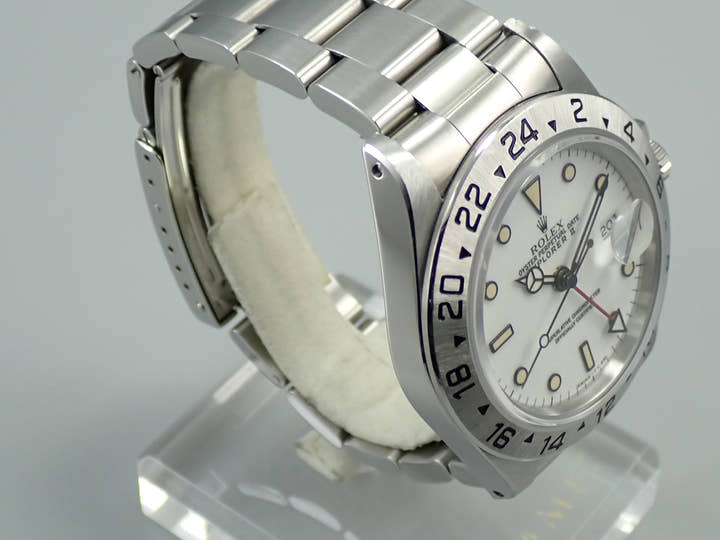 ロレックス エクスプローラーII Ref.16570 ステンレススチール ホワイト文字盤