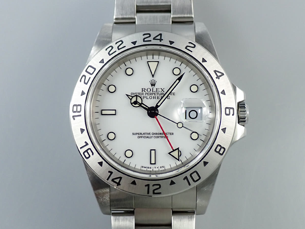 ロレックス エクスプローラーII Ref.16570 ホワイト文字盤 中古 UAPP9755