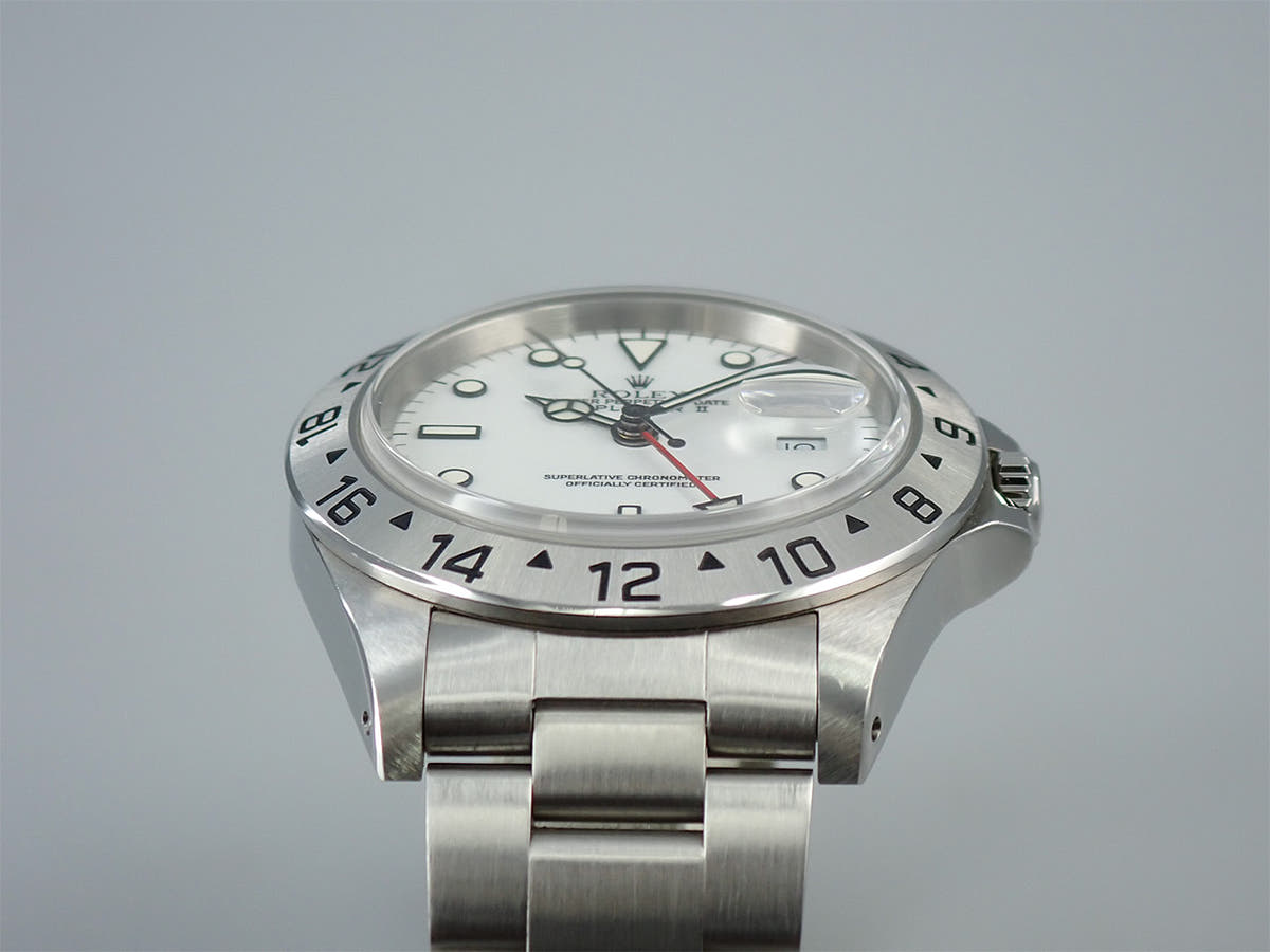 ロレックス エクスプローラーII Ref.16570 ホワイト文字盤 中古 UAPP9755