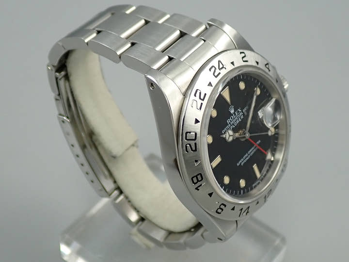 ロレックス エクスプローラーII Ref.16570 ステンレススチール ブラック文字盤