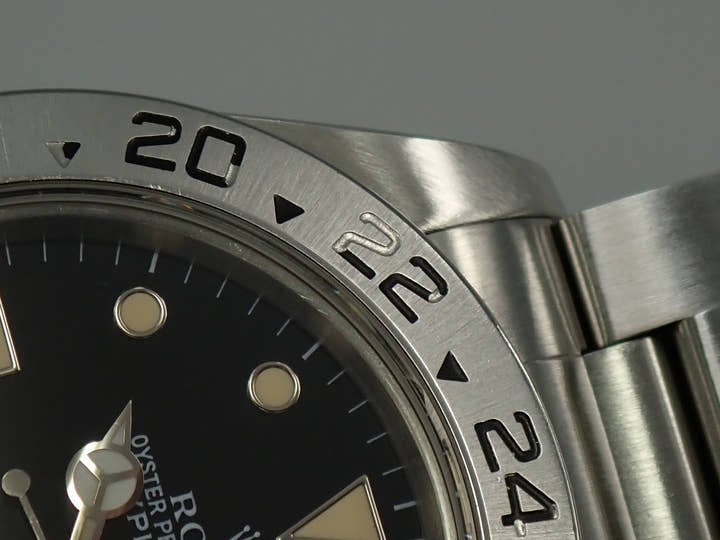 ロレックス エクスプローラーII Ref.16570 ステンレススチール ブラック文字盤