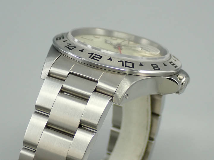 ロレックス エクスプローラーII Ref.16550 アイボリー文字盤 中古 79UX0807