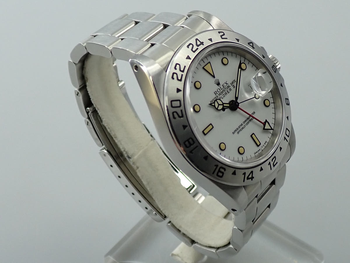 ロレックス エクスプローラーII Ref.16570 ホワイト文字盤 中古 2P2H78V5