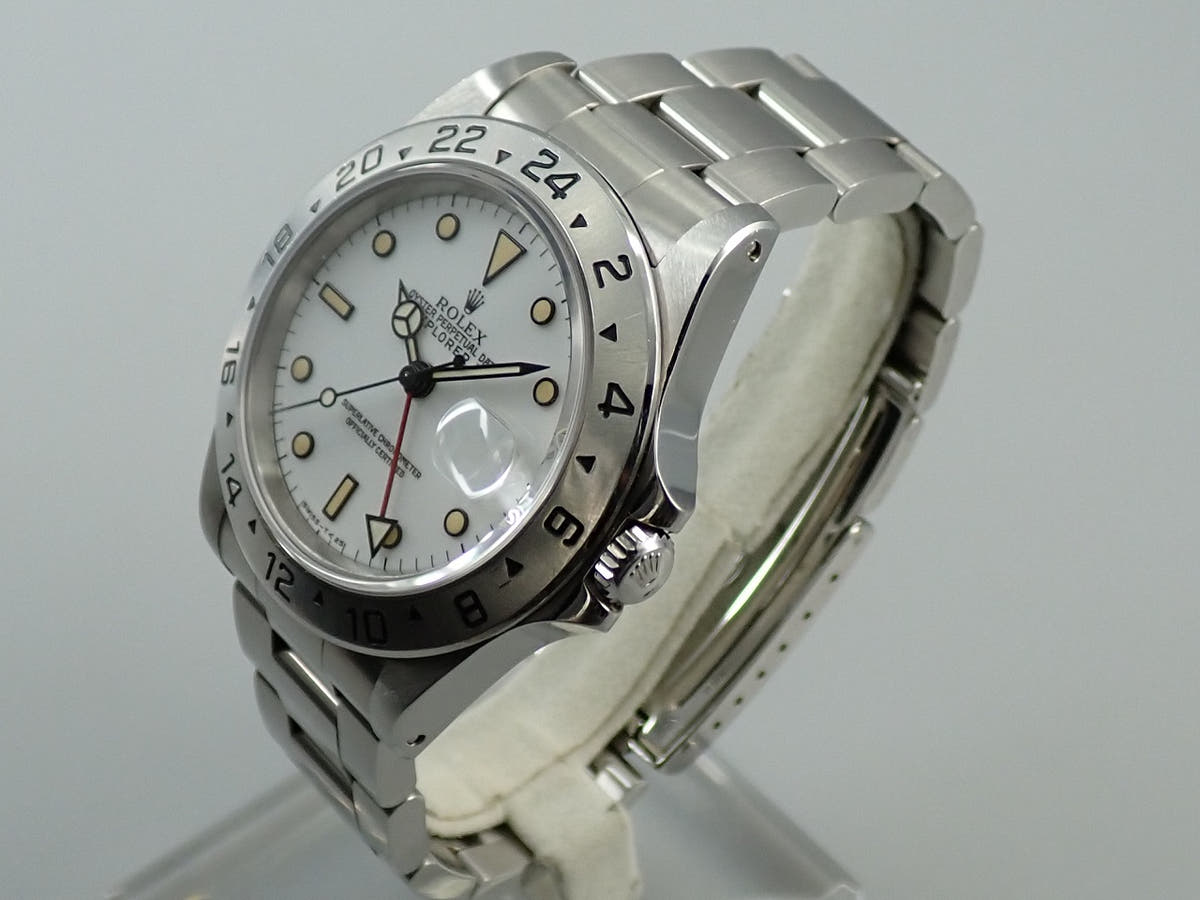 ロレックス エクスプローラーII Ref.16570 ホワイト文字盤 中古 2P2H78V5