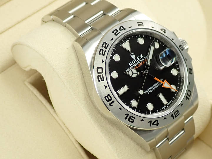 ロレックス エクスプローラーII Ref.216570 ステンレススチール ブラック文字盤