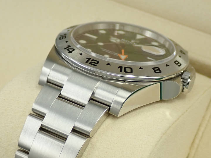 ロレックス エクスプローラーII Ref.216570 ステンレススチール ブラック文字盤