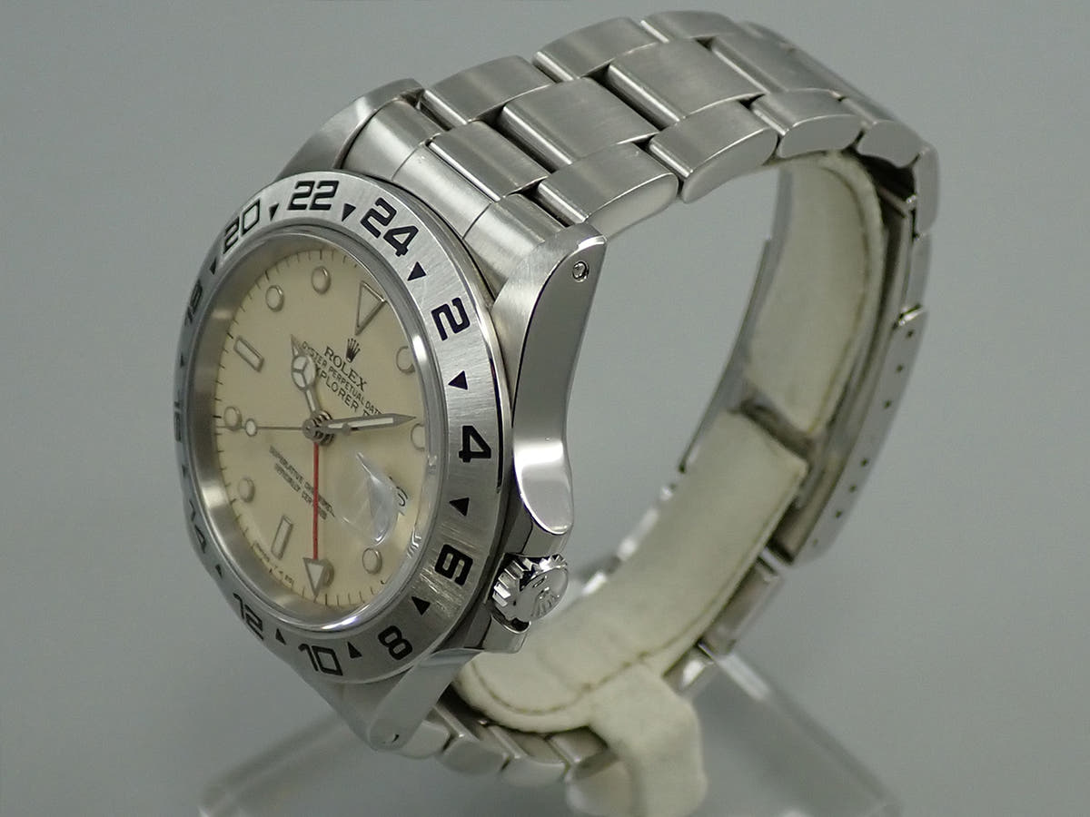 ロレックス エクスプローラーII Ref.16550 アイボリー文字盤 中古 6P059334