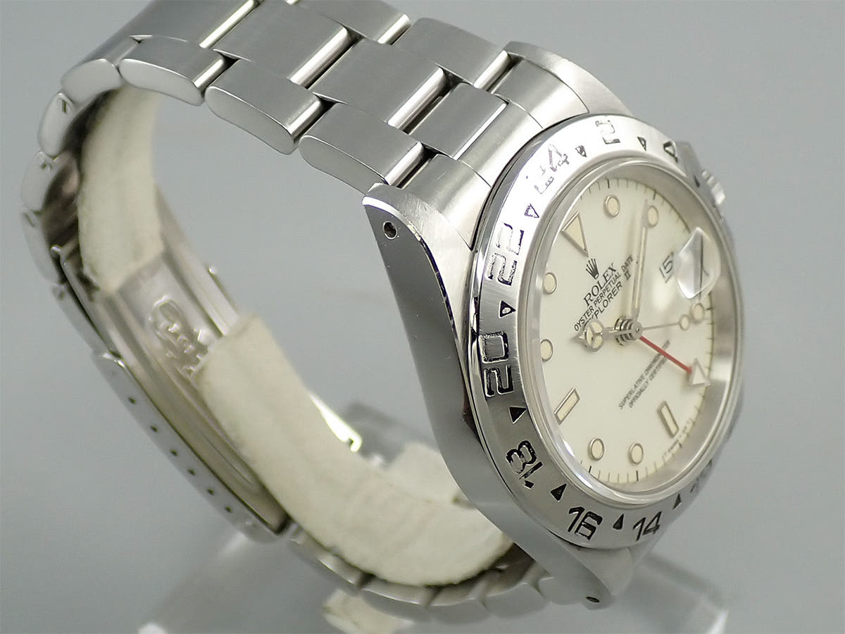 ロレックス エクスプローラーII Ref.16550 アイボリー文字盤 中古 32Y5XP56