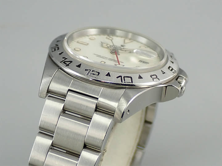 ロレックス エクスプローラーII Ref.16550 ステンレススチール アイボリー文字盤