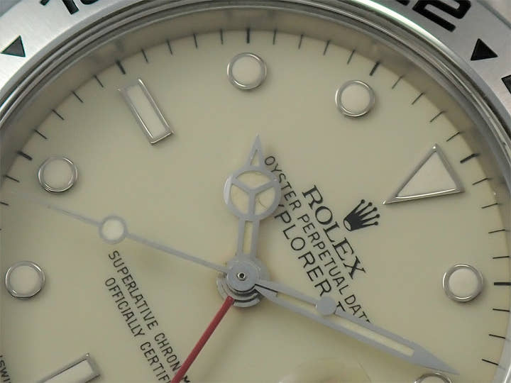 ロレックス エクスプローラーII Ref.16550 アイボリー文字盤 中古 X93371C2