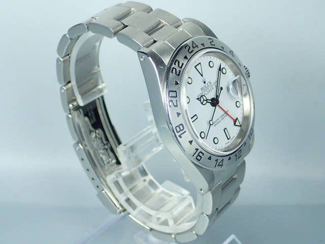 ロレックス エクスプローラーII Ref.16570 ホワイト文字盤 中古 explorer2-33