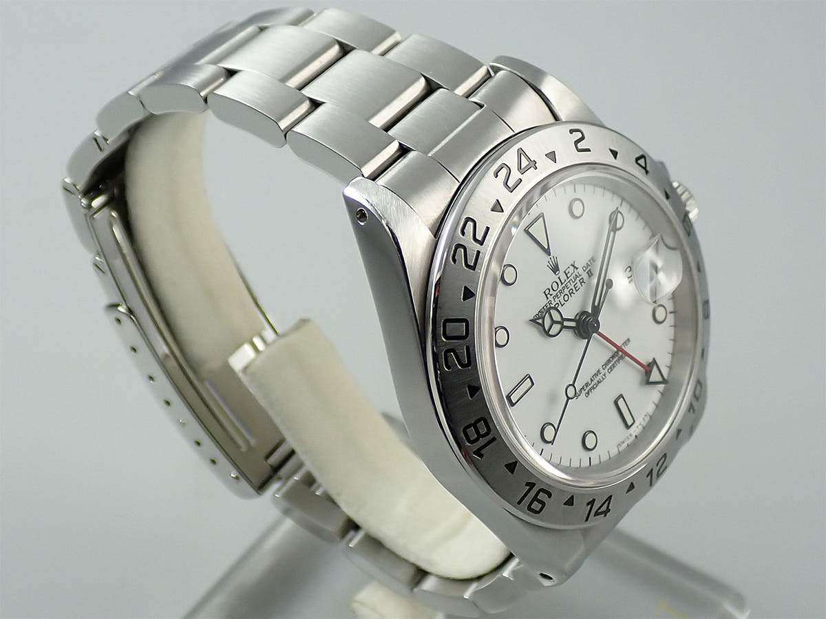 ロレックス エクスプローラーII Ref.16570 ホワイト文字盤 中古 Y08CXFKK