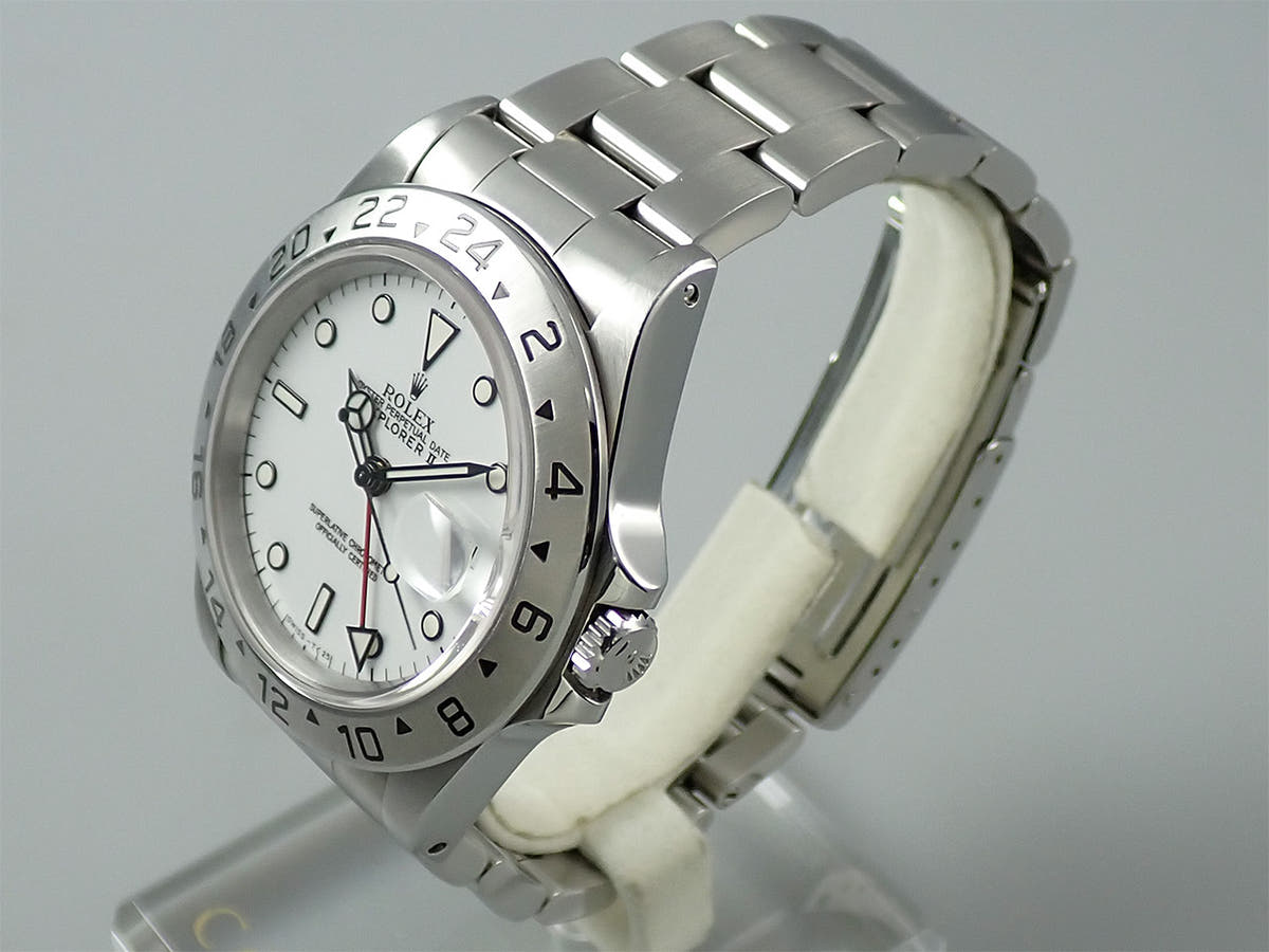 ロレックス エクスプローラーII Ref.16570 ホワイト文字盤 中古 Y08CXFKK