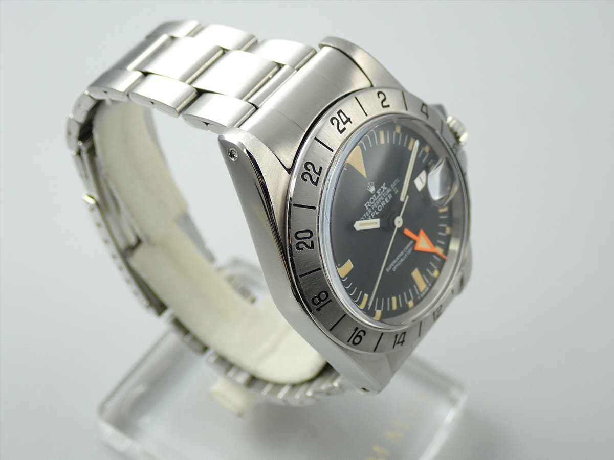 ロレックス エクスプローラーII Ref.1655 ブラック文字盤 美品 83S3VM4J