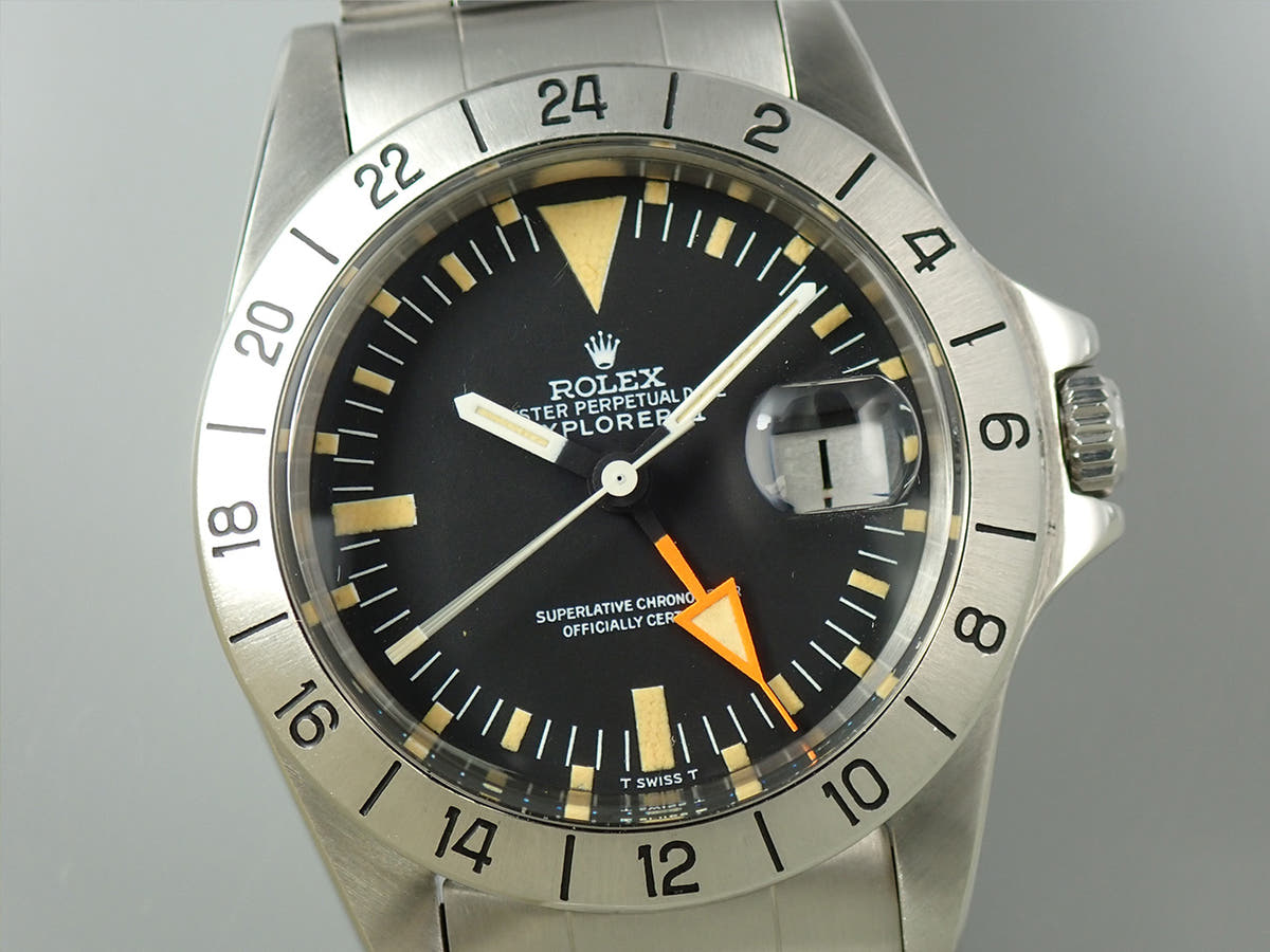 ロレックス エクスプローラーII Ref.1655 ブラック文字盤 美品 83S3VM4J