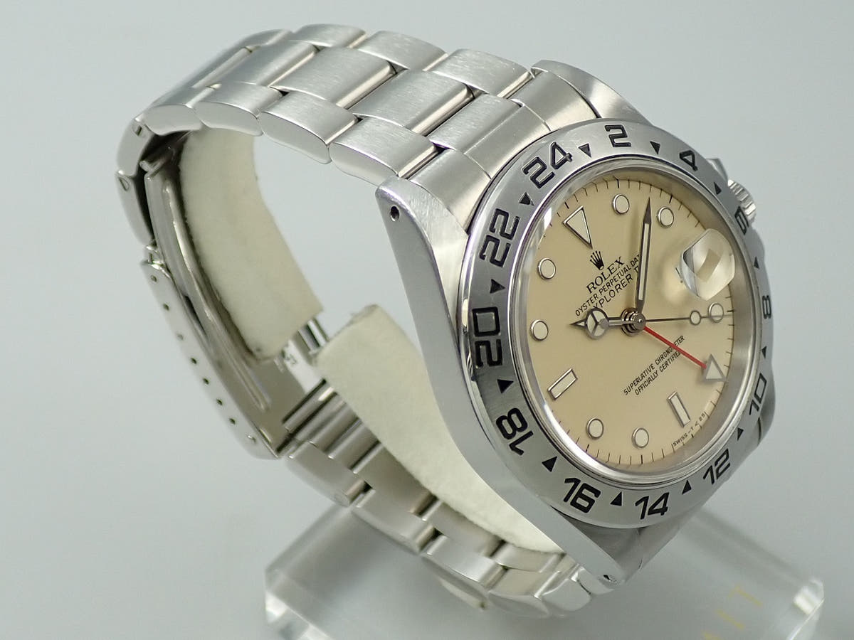 ロレックス エクスプローラーII Ref.16550 アイボリー文字盤 中古 ZRP5HUWF