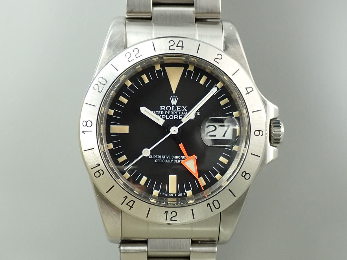 ロレックス エクスプローラーII Ref.1655 ブラック文字盤 中古 1UMPYAU1