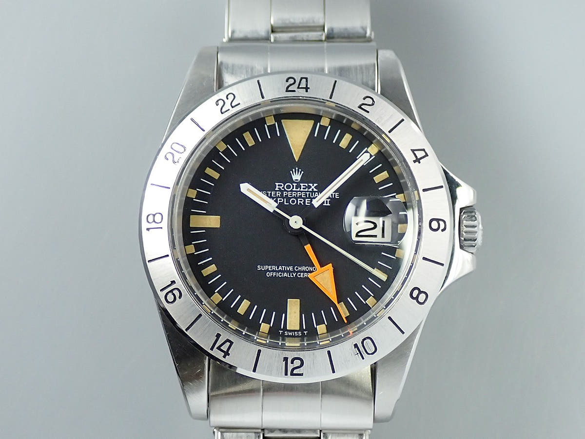 ロレックス エクスプローラーII Ref.1655 ブラック文字盤 中古 YY6V5W17