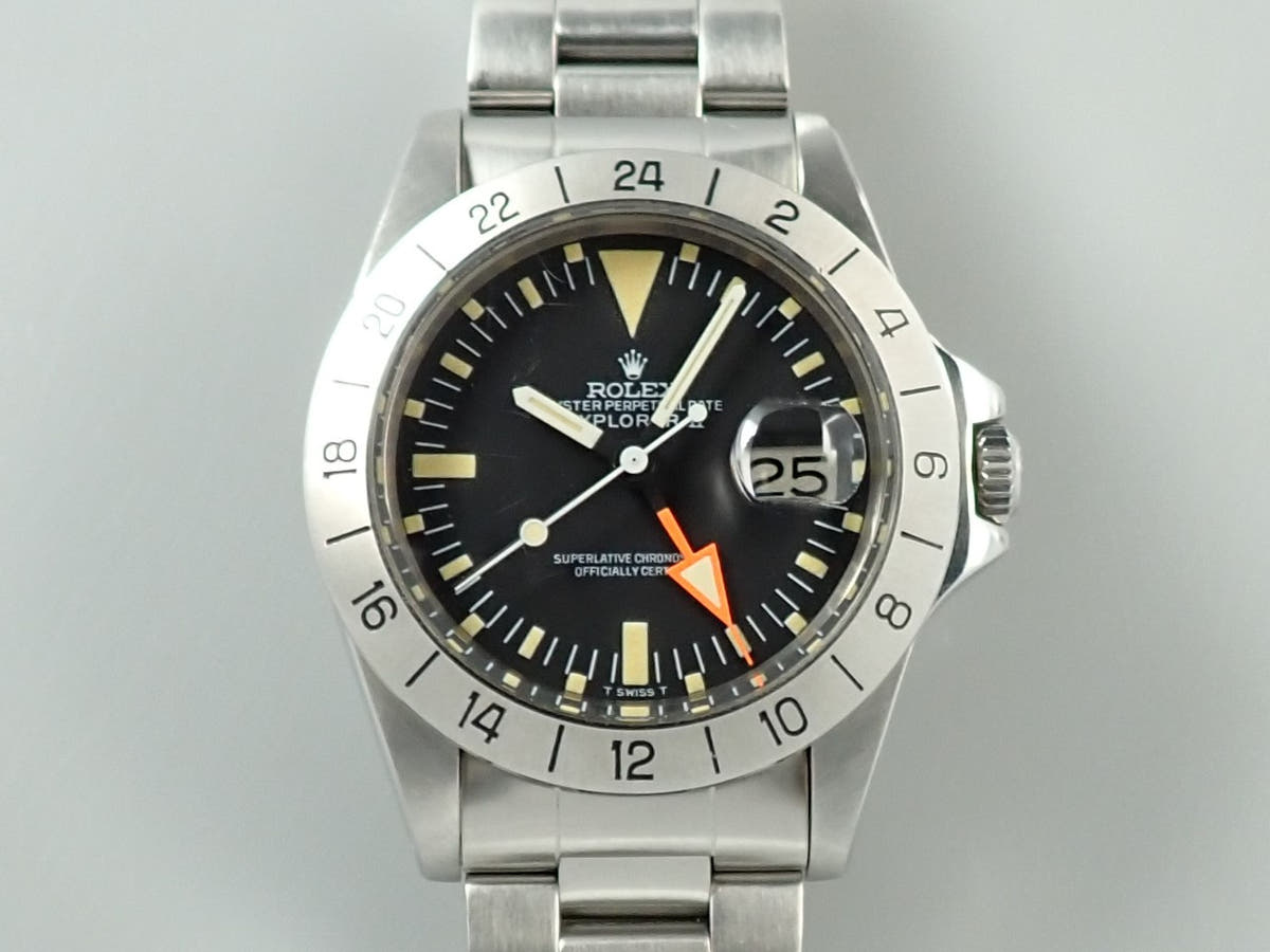 ロレックス エクスプローラーII Ref.1655 ブラック文字盤 中古 08ZZ3LUC
