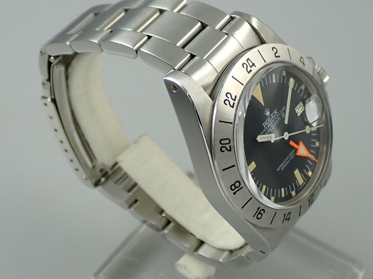 ロレックス エクスプローラーII Ref.1655 ブラック文字盤 中古 08ZZ3LUC