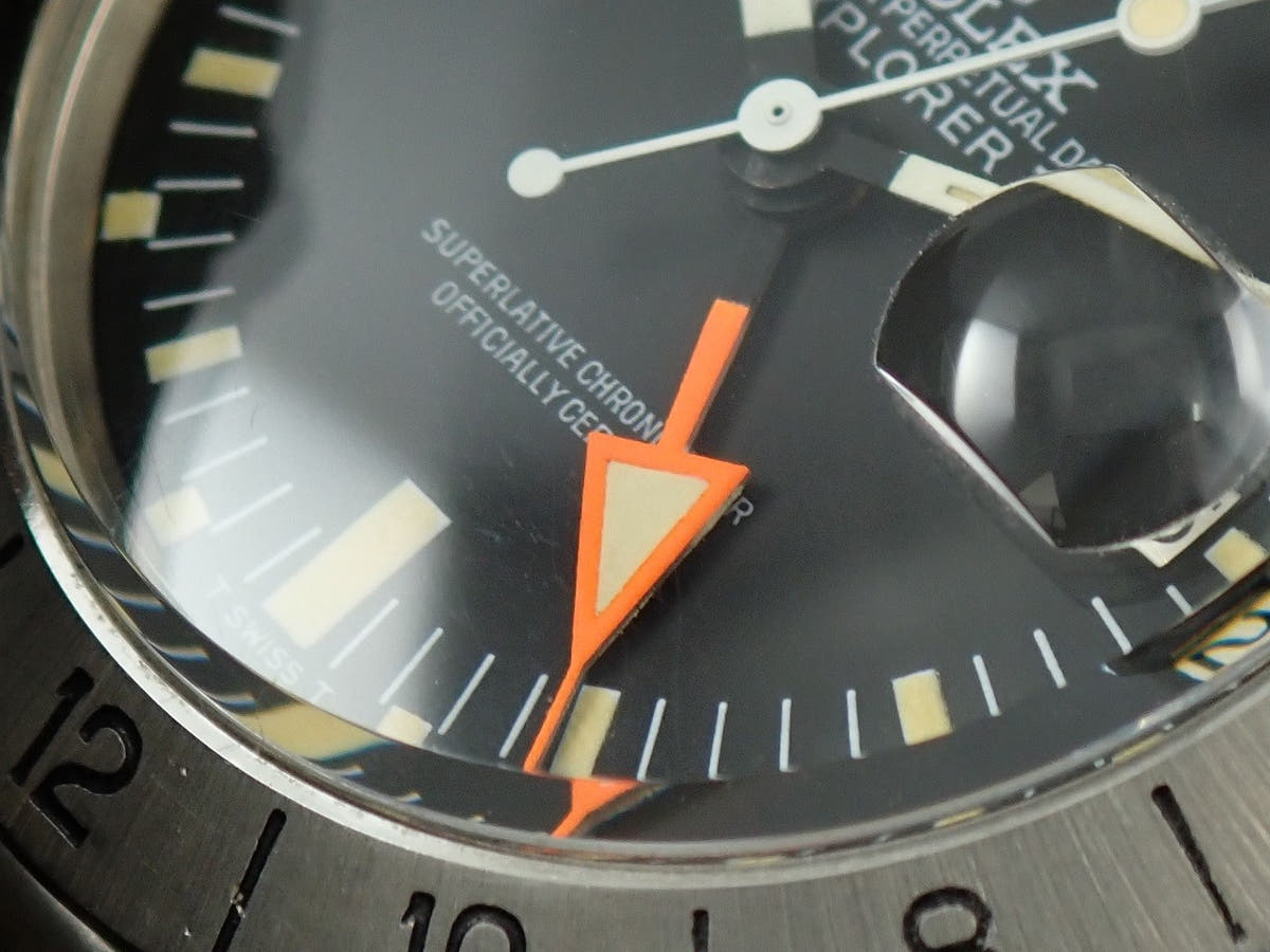 ロレックス エクスプローラーII Ref.1655 ブラック文字盤 中古 08ZZ3LUC