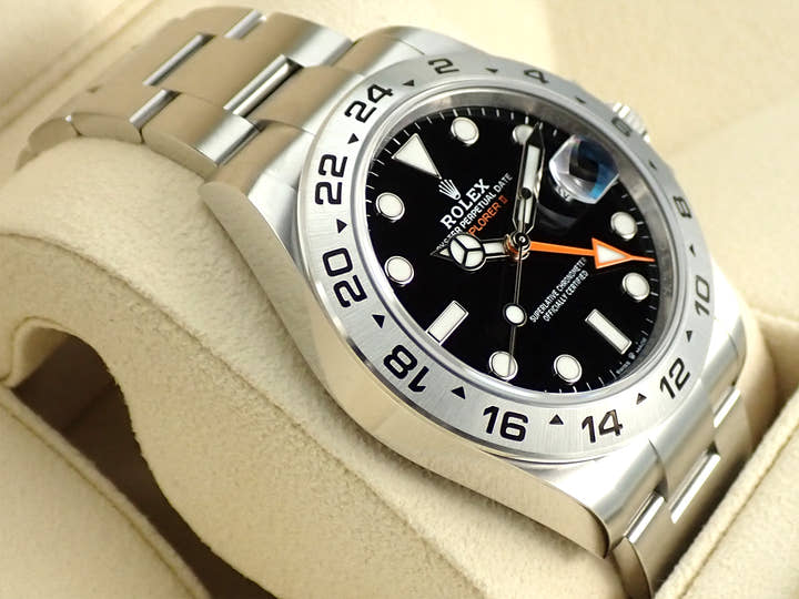 ロレックス エクスプローラーII Ref.226570 ステンレススチール ブラック文字盤