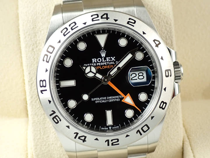 ロレックス エクスプローラーII Ref.226570 ステンレススチール ブラック文字盤