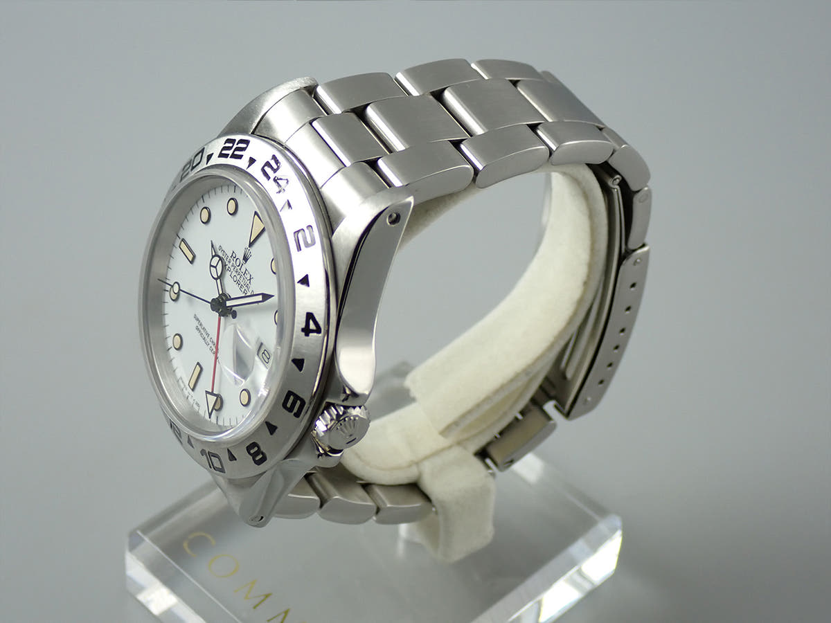 ロレックス エクスプローラーII Ref.16550 ホワイト文字盤 中古 CS449C02