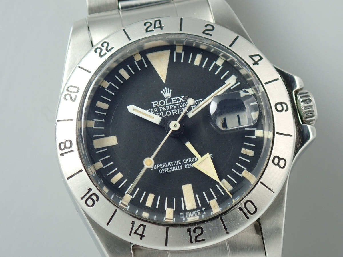 ロレックス エクスプローラーII Ref.1655 ブラック文字盤 中古 MP56UF48