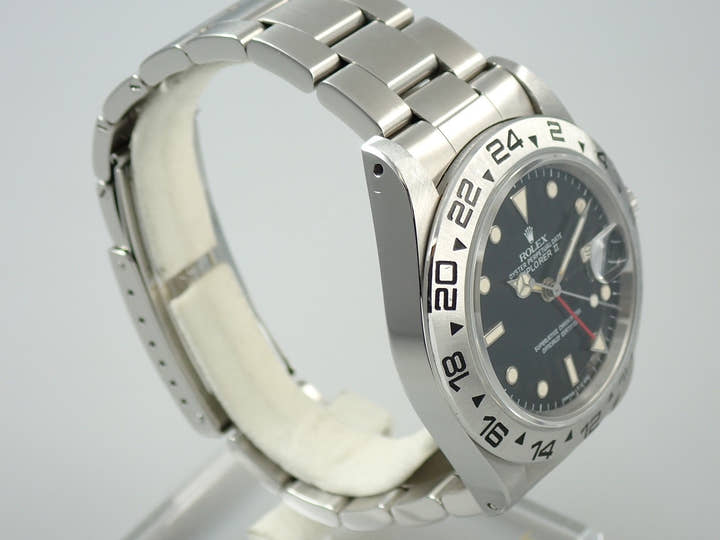 Rolex Explorer II Ref. 16550 Stainless Steel Black Dial