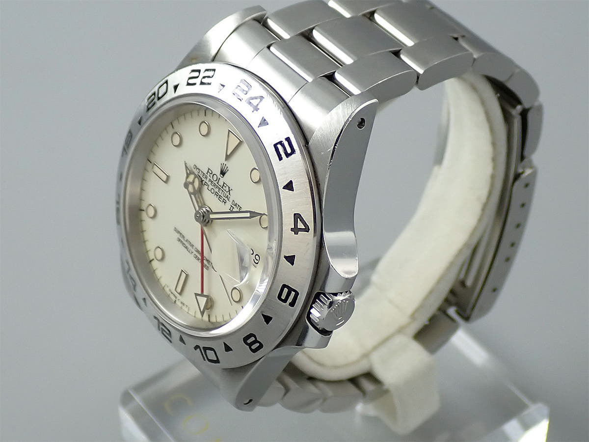 ロレックス エクスプローラーII Ref.16550 SS アイボリー文字盤 中古 8Y4L9TJX