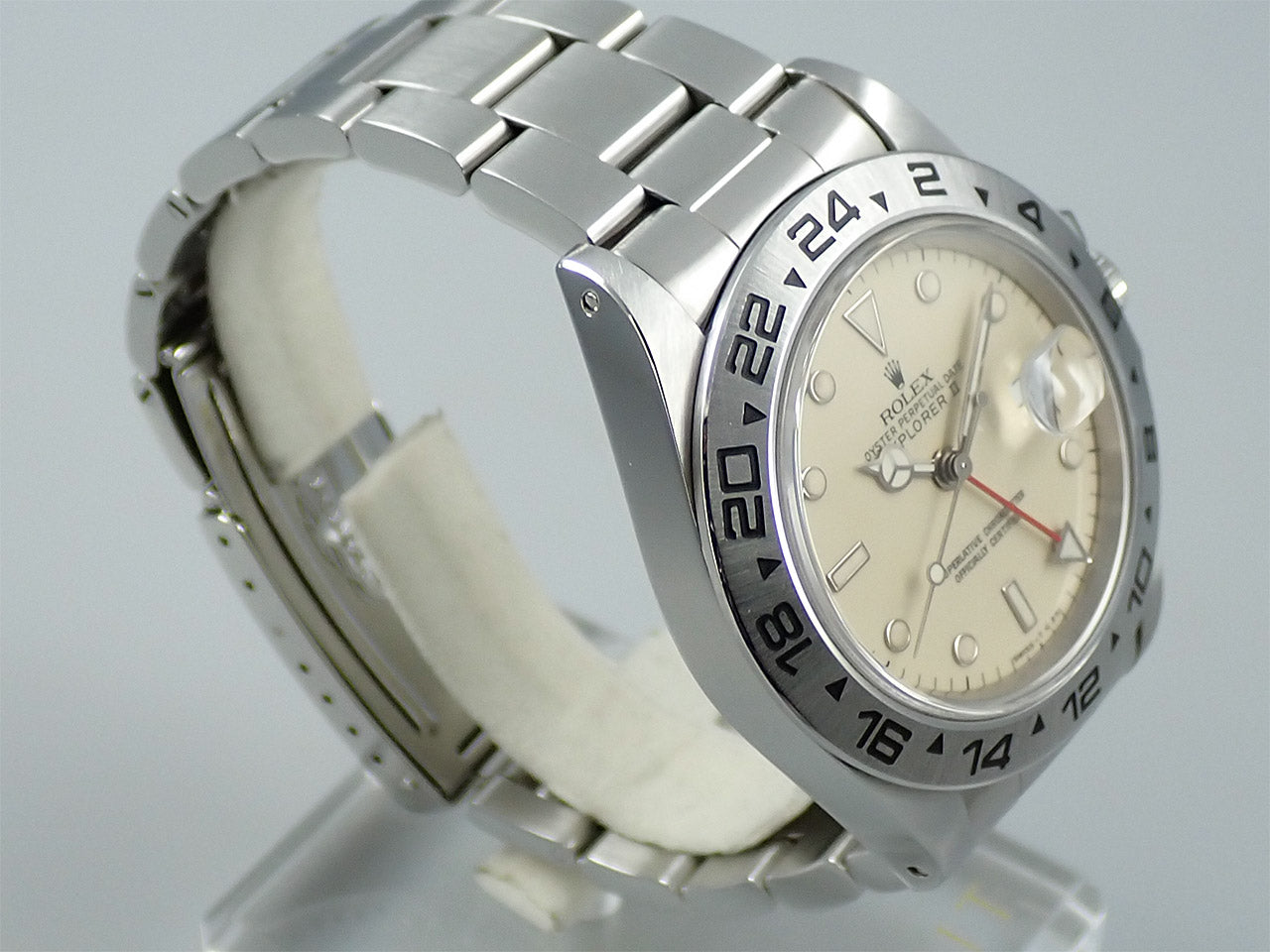 Rolex Explorer II Ref.16550 SS Ivory Dial