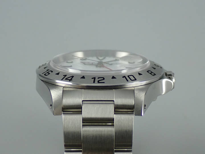 ロレックス エクスプローラーII Ref.16570 ステンレススチール ホワイト文字盤