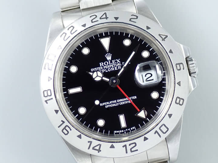 Rolex Explorer II Ref. 16570 Stainless Steel Black Dial
