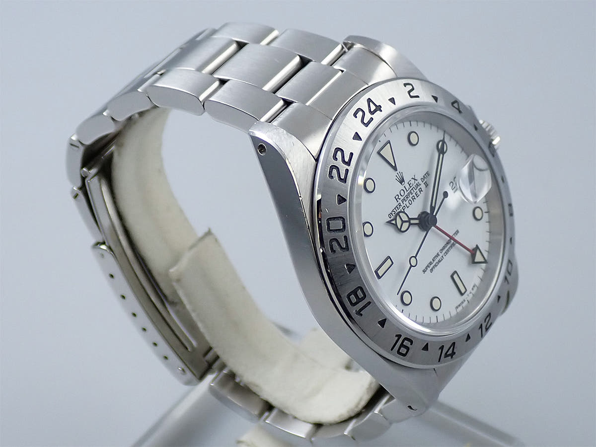 ロレックス エクスプローラーII Ref.16570 ホワイト文字盤 中古 7T3A72PS