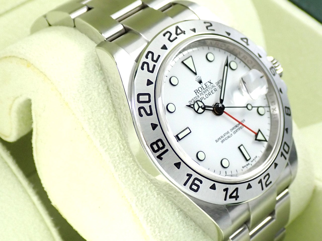 Rolex Explorer II Ref.16570 SS White Dial