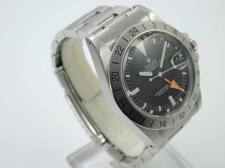 ロレックス エクスプローラーII Ref.1655 ステンレススチール ブラック文字盤