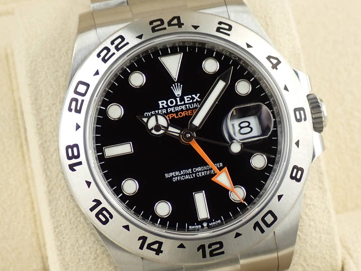 ロレックス エクスプローラーII Ref.226570 ステンレススチール ブラック文字盤