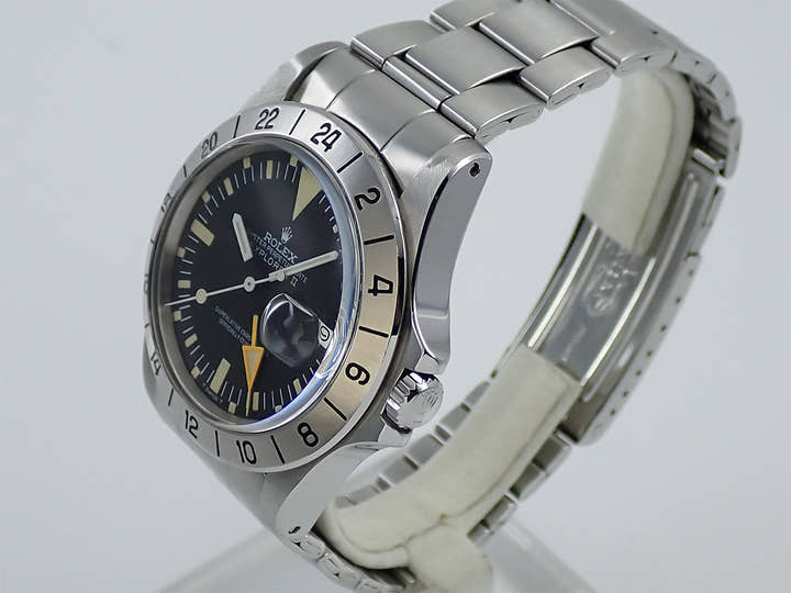 ロレックス エクスプローラーII Ref.1655 ステンレススチール ブラック文字盤