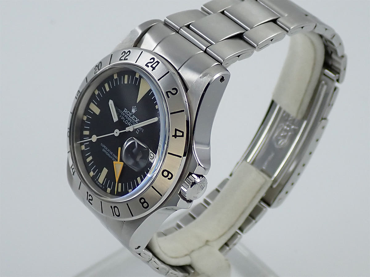 ロレックス エクスプローラーII Ref.1655 ブラック文字盤 中古 73U4HTTZ