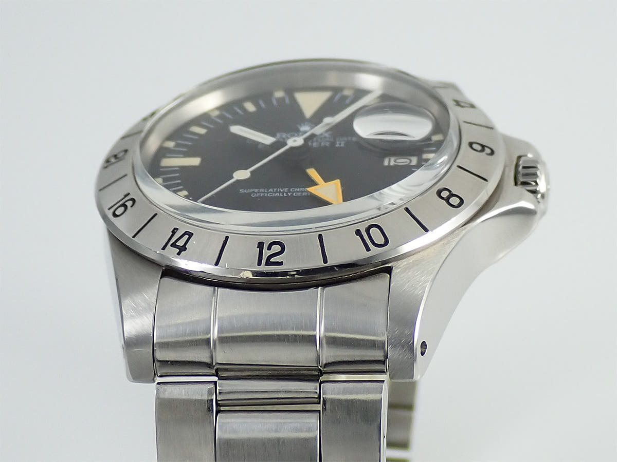 ロレックス エクスプローラーII Ref.1655 ブラック文字盤 中古 73U4HTTZ