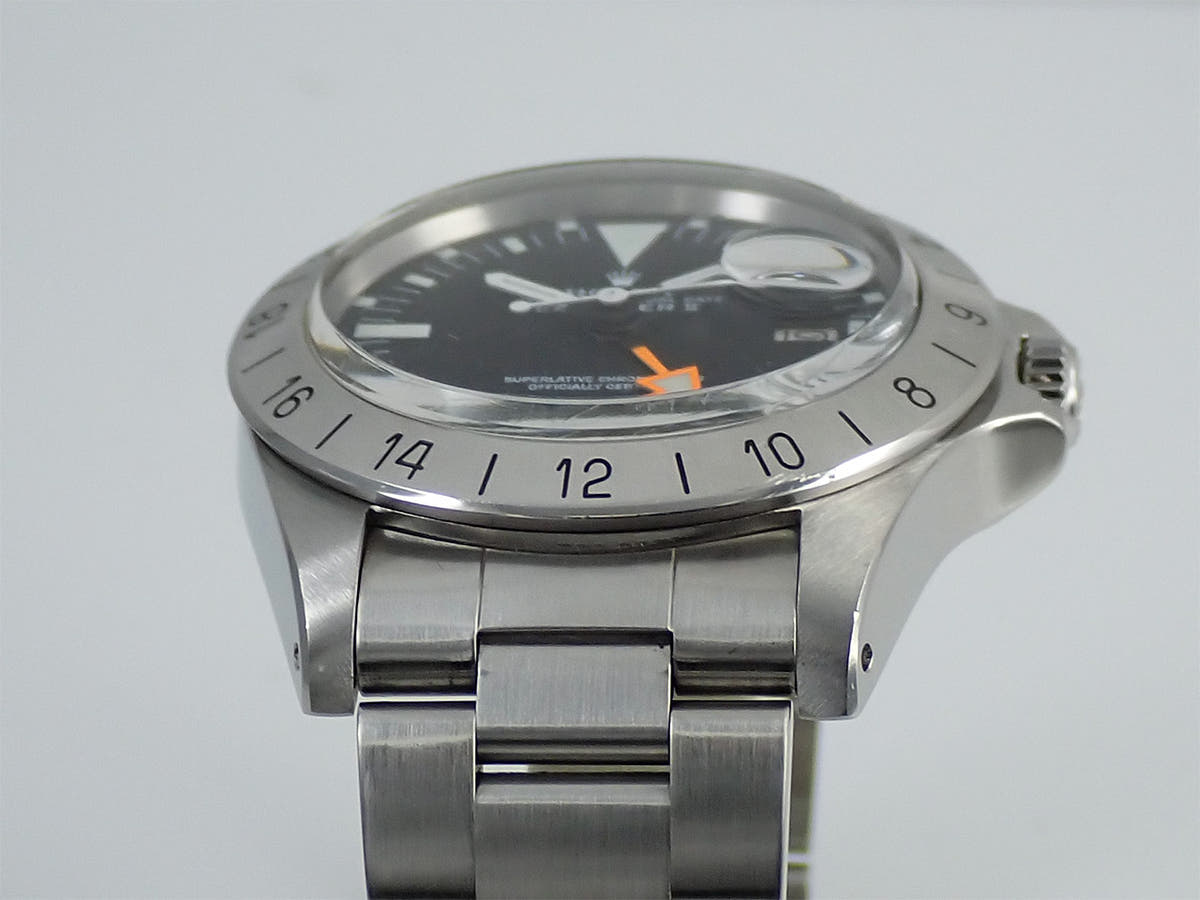 ロレックス エクスプローラーII Ref.1655 ブラック文字盤 中古 62A34015