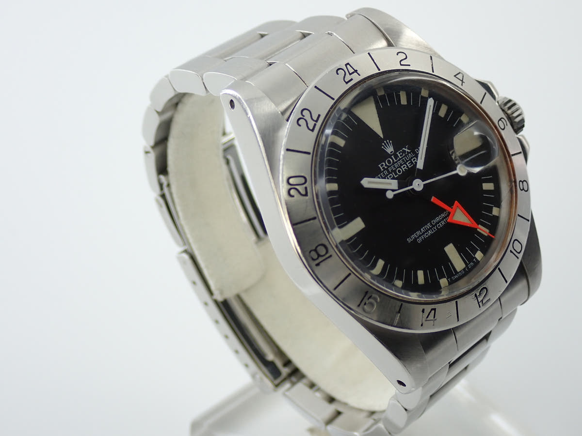 ロレックス エクスプローラーII Ref.1655 ブラック文字盤 中古 1XK7K4ZJ