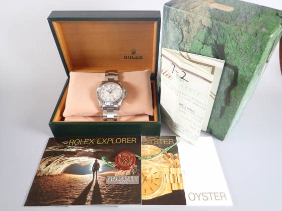 ロレックス エクスプローラーII Ref.16570 ホワイト文字盤 中古 explorer2-3