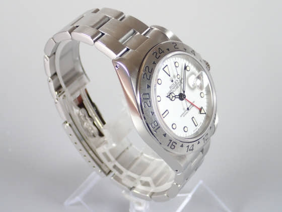 ロレックス エクスプローラーII Ref.16570 ホワイト文字盤 中古 explorer2-3