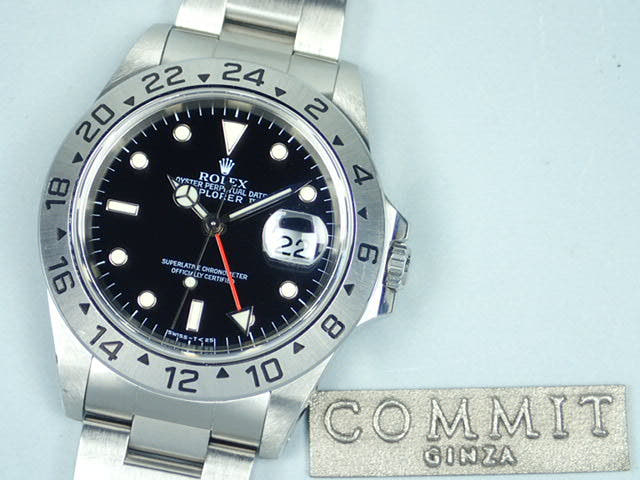 ロレックス エクスプローラーII Ref.16570 ブラック文字盤 中古 explorer2-40
