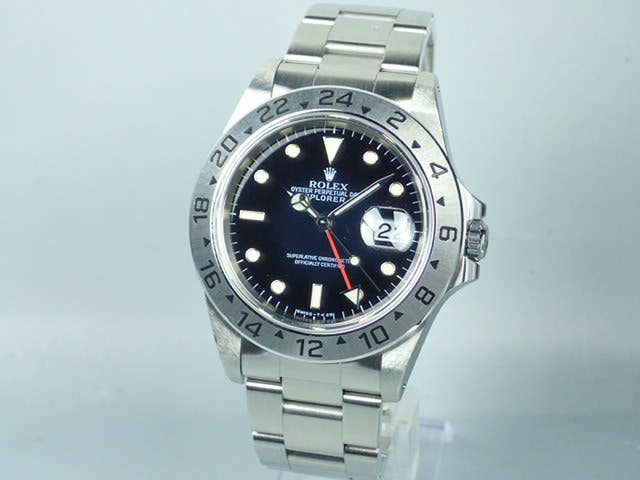 ロレックス エクスプローラーII Ref.16570 ブラック文字盤 中古 explorer2-40