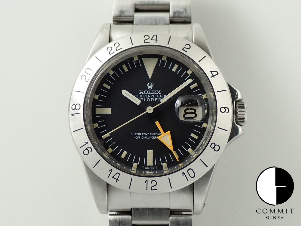 ロレックス エクスプローラーII Ref.1655 ブラック文字盤 中古 72WCXLYJ