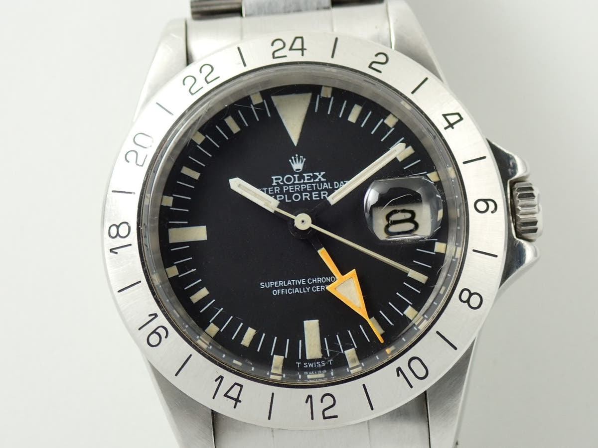 ロレックス エクスプローラーII Ref.1655 ブラック文字盤 中古 72WCXLYJ