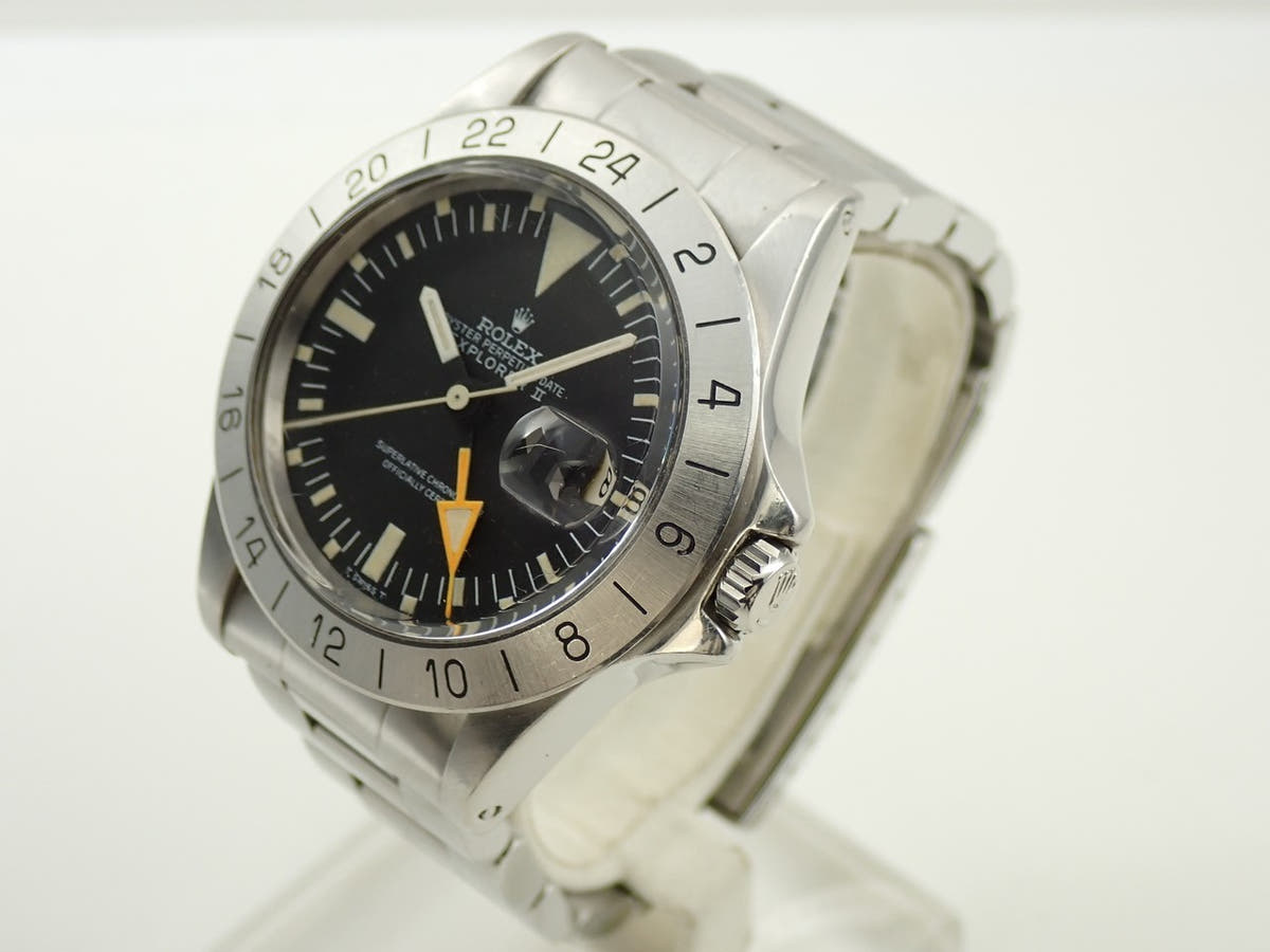 ロレックス エクスプローラーII Ref.1655 ブラック文字盤 中古 72WCXLYJ